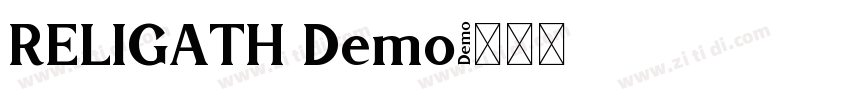 RELIGATH Demo字体转换